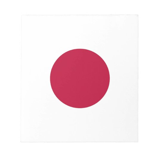 Notitieblok met de vlag van Japan (Voorkant)