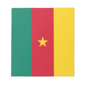 Notitieblok met de vlag van Kameroen (Voorkant)