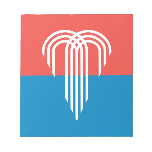 Notitieblok met de vlag van Kansas City, Missouri (Voorkant)