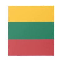 Notitieblok met de vlag van Litouwen