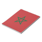 Notitieblok met de vlag van Marokko (Linkerzijde)