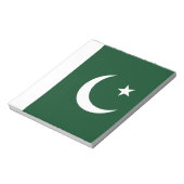 Notitieblok met de vlag van Pakistan (Linkerzijde)