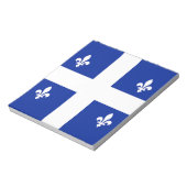 Notitieblok met de vlag van Quebec, Canada (Linkerzijde)