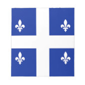 Notitieblok met de vlag van Quebec, Canada (Voorkant)