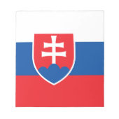 Notitieblok met de vlag van Slowakije (Voorkant)