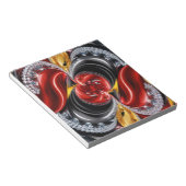 Notitieblok met Duitse kleuren Modern Design (Schuin)