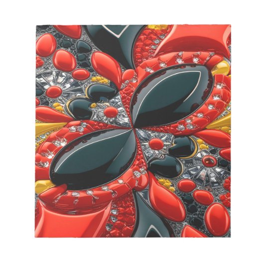 Notitieblok met Duitsland Kleuren Modern Design (Voorkant)