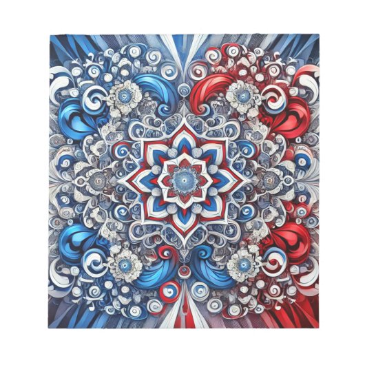 Notitieblok met Franse kleuren Modern Design (Voorkant)