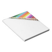 Notitieblok met gekleurde pennen (Schuin)