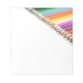 Notitieblok met gekleurde pennen (Voorkant)