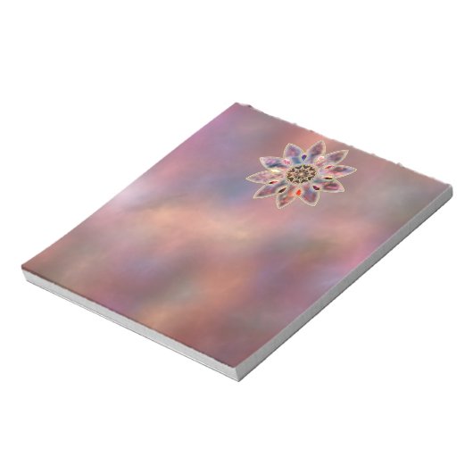 Notitieblok met gemarmerde sterrenstelsels (Linkerzijde)