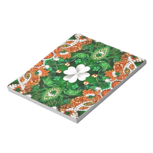 Notitieblok met Ierse kleuren Modern Design (Linkerzijde)