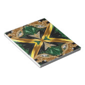 Notitieblok met Jamaicaanse kleuren Modern Design (Schuin)