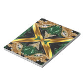 Notitieblok met Jamaicaanse kleuren Modern Design (Linkerzijde)