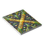 Notitieblok met Jamaicaanse kleuren Modern Design (Schuin)