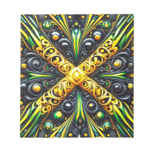 Notitieblok met Jamaicaanse kleuren Modern Design