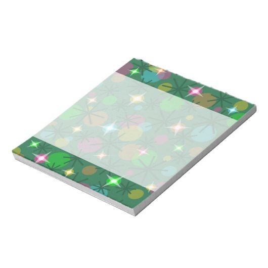 Notitieblok met kerstlampjes (Linkerzijde)