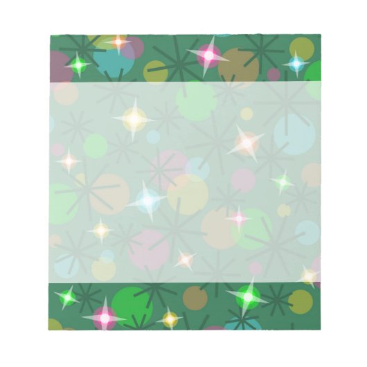 Notitieblok met kerstlampjes (Voorkant)