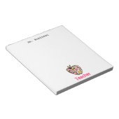 Notitieblok met leerkrachten in de Apple-schildpad (Schuin)