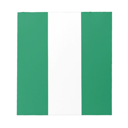 Notitieblok met Nigeriaanse vlag (Voorkant)