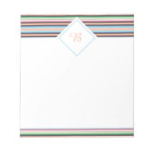 Notitieblok met pastel serape strepen (Voorkant)