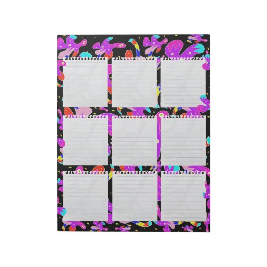 Notitieblok met patroon (Linkerzijde)