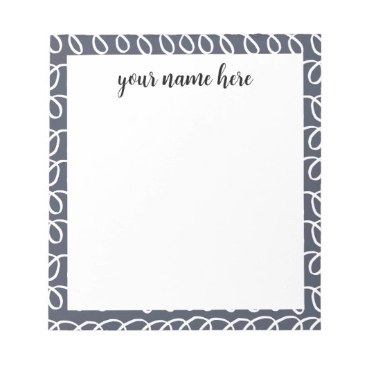 Notitieblok met persoonlijke scripts (Voorkant)