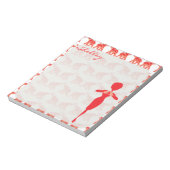 Notitieblok met rode olifant (Linkerzijde)