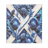 Notitieblok met Scottish Thistles Modern Design (Voorkant)