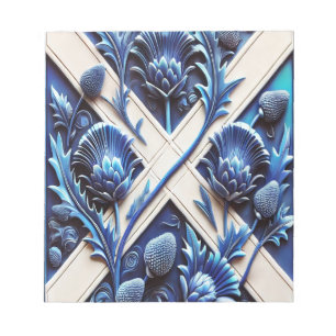 Notitieblok met Scottish Thistles Modern Design