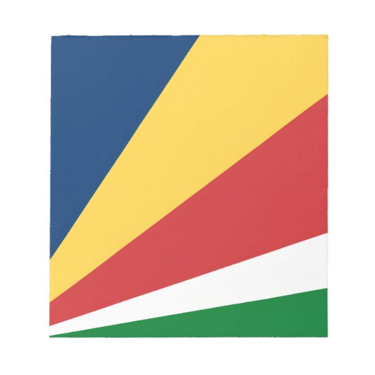 Notitieblok met Seychellen Kleuren Modern Design (Voorkant)