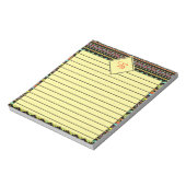 Notitieblok met stamdesign (Linkerzijde)