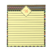 Notitieblok met stamdesign (Voorkant)