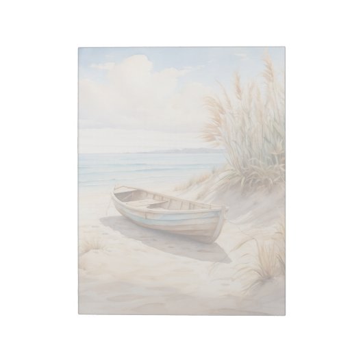 Notitieblok met strandtafereel (Linkerzijde)