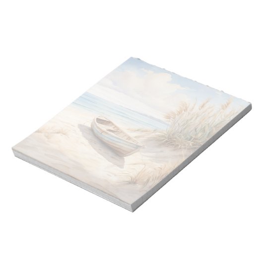 Notitieblok met strandtafereel (Linkerzijde)