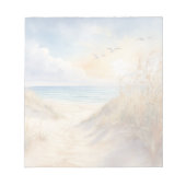 Notitieblok met strandtafereel (Voorkant)