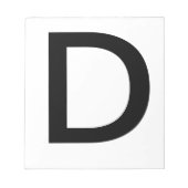 Notitieblok met uw afbeelding of logo (Voorkant)