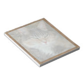 Notitieblok met uw foto wordt vervaagd (Schuin)