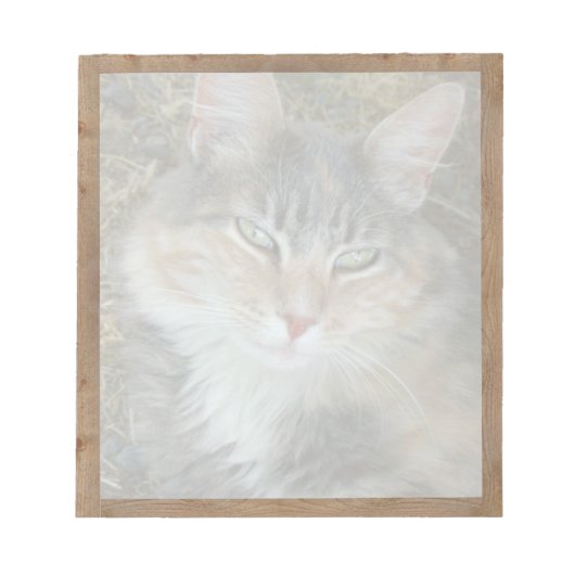 Notitieblok met uw foto wordt vervaagd (Voorkant)