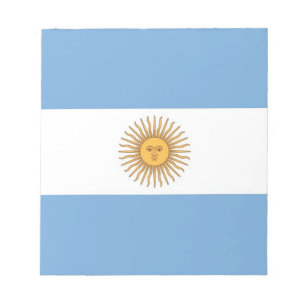 Notitieblok met vlag van Argentinië