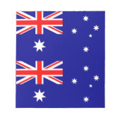 Notitieblok met vlag van Australië (Voorkant)