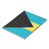 Notitieblok met vlag van Bahama's (Linkerzijde)