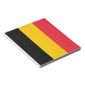 Notitieblok met vlag van België (Schuin)