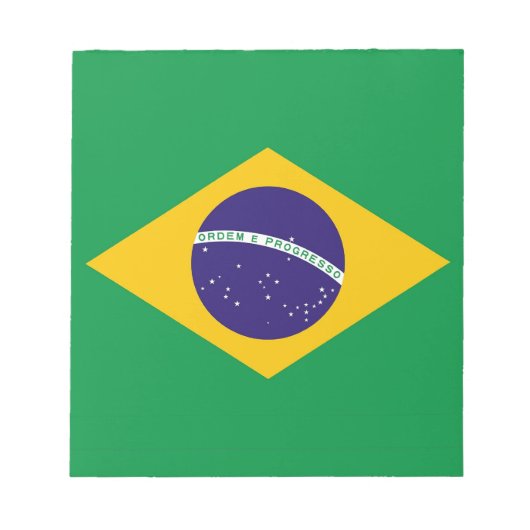 Notitieblok met vlag van Brazilië (Voorkant)
