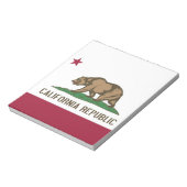 Notitieblok met vlag van Californië (Linkerzijde)