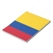 Notitieblok met vlag van Colombia (Linkerzijde)