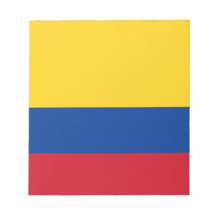 Notitieblok met vlag van Colombia