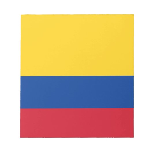 Notitieblok met vlag van Colombia (Voorkant)