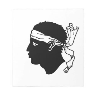 Notitieblok met vlag van Corsica