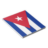 Notitieblok met vlag van Cuba (Schuin)